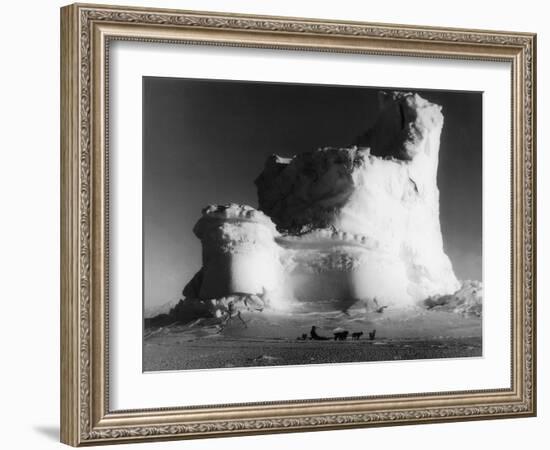 Ice Castle, Antarctica, C1911-Herbert Ponting-Framed Photographic Print