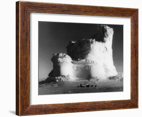 Ice Castle, Antarctica, C1911-Herbert Ponting-Framed Photographic Print