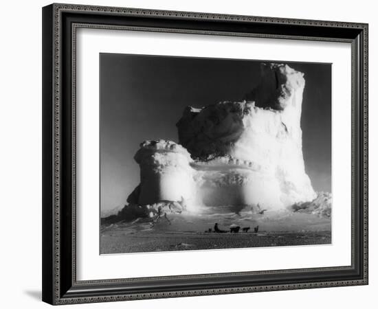 Ice Castle, Antarctica, C1911-Herbert Ponting-Framed Photographic Print