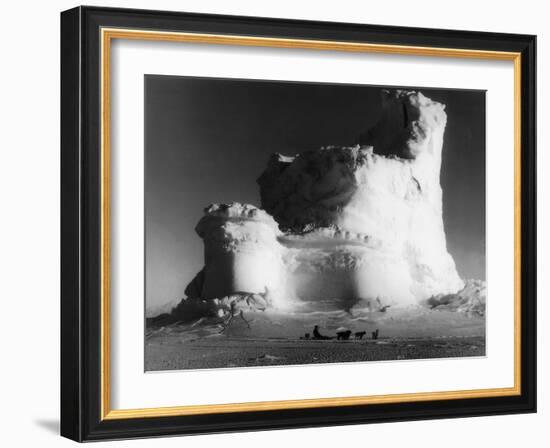 Ice Castle, Antarctica, C1911-Herbert Ponting-Framed Photographic Print