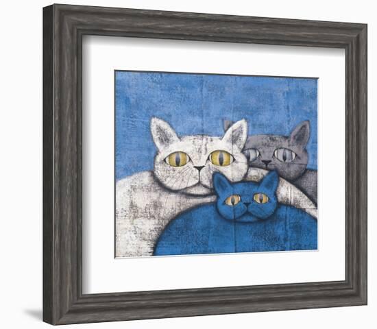 Ice Cats-Kevin Snyder-Framed Giclee Print