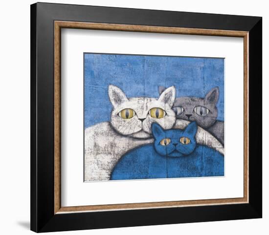 Ice Cats-Kevin Snyder-Framed Giclee Print