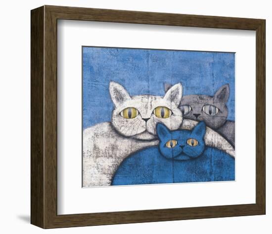 Ice Cats-Kevin Snyder-Framed Giclee Print