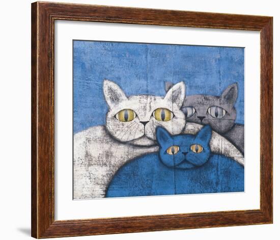 Ice Cats-Kevin Snyder-Framed Giclee Print