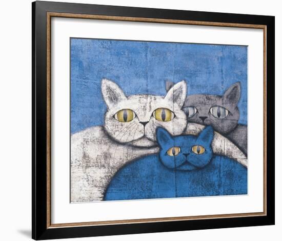 Ice Cats-Kevin Snyder-Framed Giclee Print