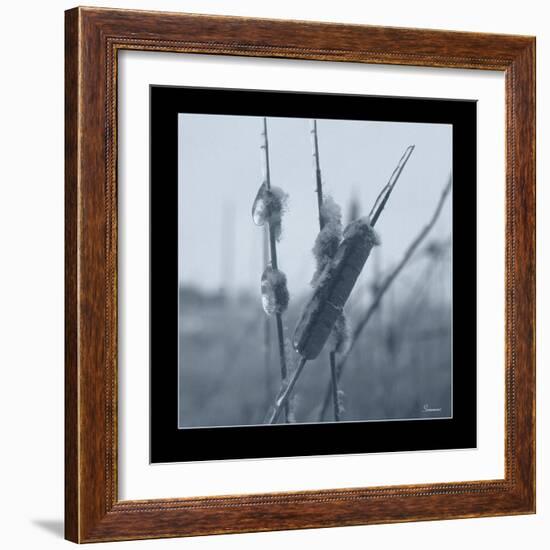 Ice Cattail 1-Gordon Semmens-Framed Giclee Print