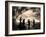 Ice Cave with Party, Mount Rainier, Undated-Asahel Curtis-Framed Giclee Print