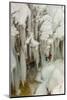 Ice Climber Ascending at Ouray Ice Park, Colorado-Howie Garber-Mounted Photographic Print