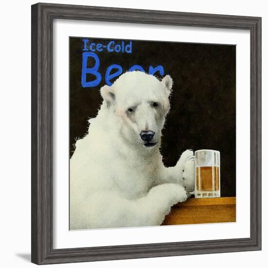 Ice-cold Bear-Will Bullas-Framed Premium Giclee Print