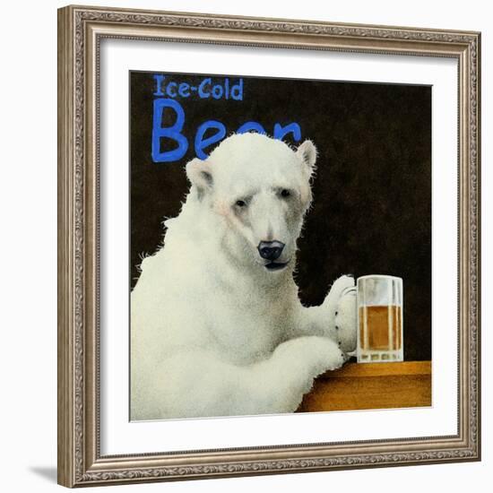 Ice-cold Bear-Will Bullas-Framed Giclee Print