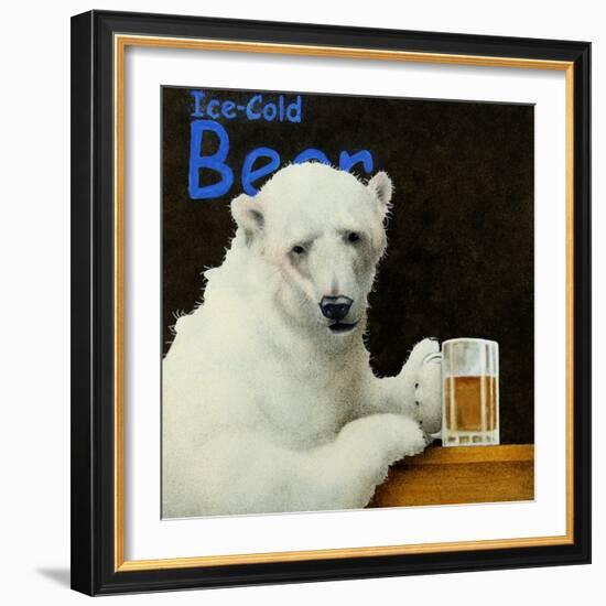 Ice-cold Bear-Will Bullas-Framed Giclee Print