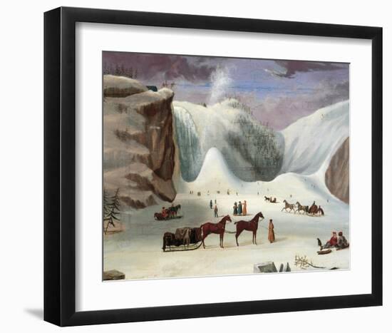 Ice Cone, Montmorency Falls-Robert Clow Todd-Framed Art Print