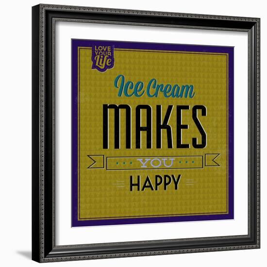 Ice Cream 1-Lorand Okos-Framed Art Print