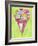 Ice Cream Cone 2-Beverly Dyer-Framed Art Print