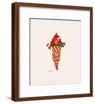 Ice Cream Dessert, c.1959 (Fancy Red)-Andy Warhol-Framed Giclee Print