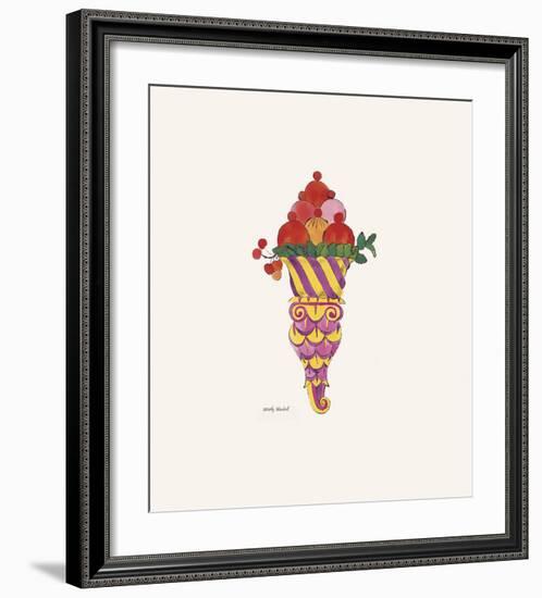 Ice Cream Dessert, c. 1959 (fancy red)-Andy Warhol-Framed Art Print