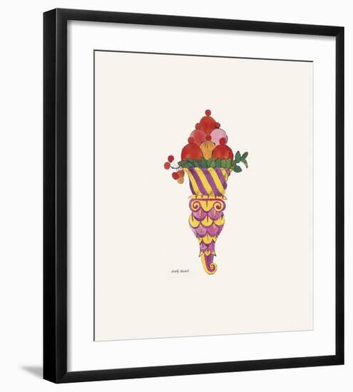 Ice Cream Dessert, c. 1959 (fancy red)-Andy Warhol-Framed Art Print