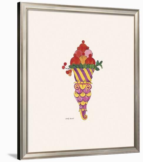 Ice Cream Dessert, c. 1959 (fancy red)-Andy Warhol-Framed Art Print