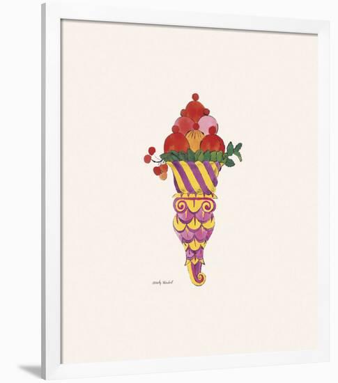 Ice Cream Dessert, c. 1959 (fancy red)-Andy Warhol-Framed Art Print