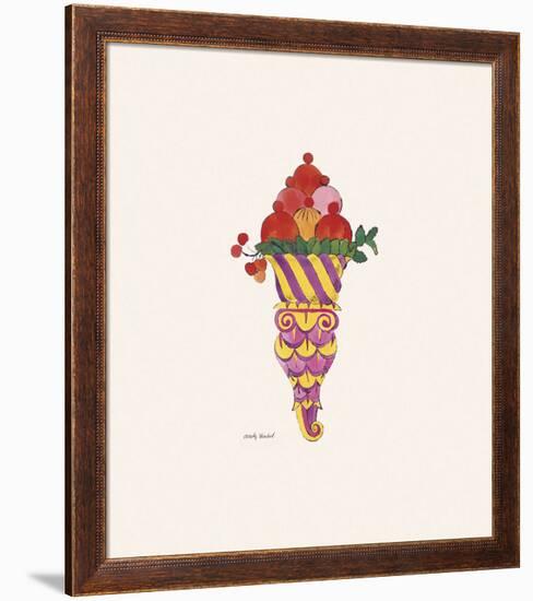 Ice Cream Dessert, c. 1959 (fancy red)-Andy Warhol-Framed Art Print