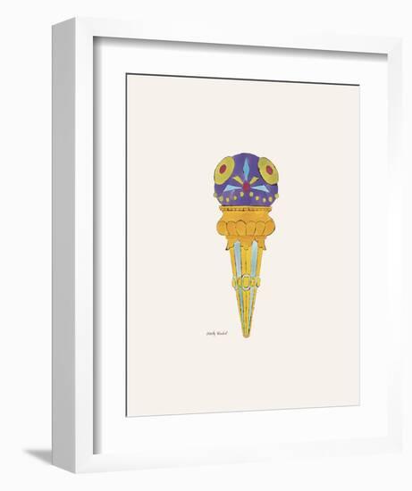 Ice Cream Dessert, c. 1959 (purple fancy)-Andy Warhol-Framed Art Print