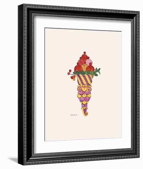 Ice Cream Dessert, c. 1959 (purple fancy)-Andy Warhol-Framed Art Print