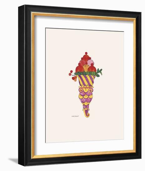 Ice Cream Dessert, c. 1959 (purple fancy)-Andy Warhol-Framed Art Print