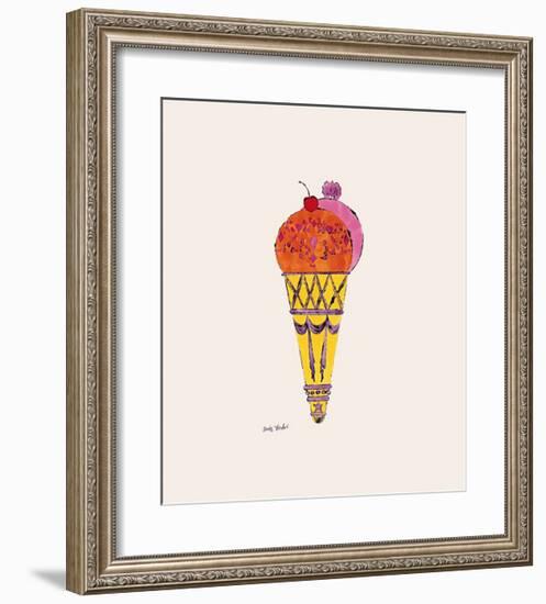 Ice Cream Dessert, c.1959 (Red and Pink)-Andy Warhol-Framed Giclee Print