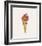 Ice Cream Dessert, c. 1959 (red and pink)-Andy Warhol-Framed Art Print