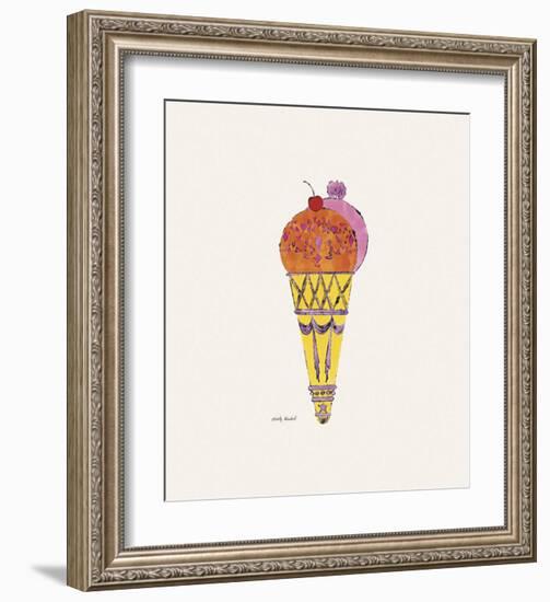 Ice Cream Dessert, c. 1959 (red and pink)-Andy Warhol-Framed Art Print