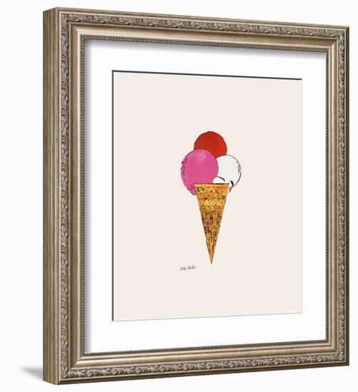 Ice Cream Dessert, c.1959 (Red, Pink and White)-Andy Warhol-Framed Giclee Print