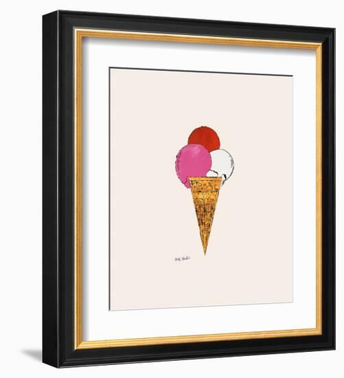 Ice Cream Dessert, c.1959 (Red, Pink and White)-Andy Warhol-Framed Giclee Print