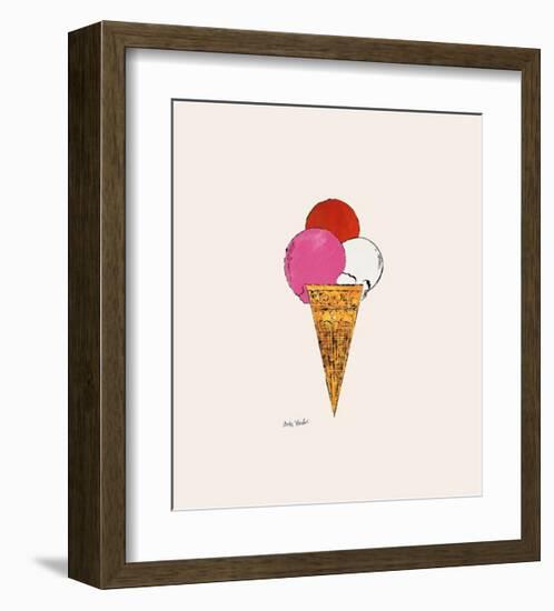 Ice Cream Dessert, c.1959 (Red, Pink and White)-Andy Warhol-Framed Giclee Print