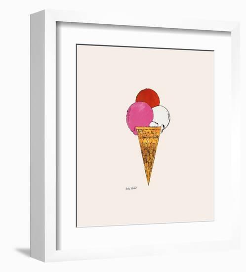 Ice Cream Dessert, c.1959 (Red, Pink and White)-Andy Warhol-Framed Giclee Print