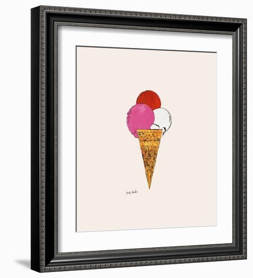 Ice Cream Dessert, c.1959 (Red, Pink and White)-Andy Warhol-Framed Giclee Print