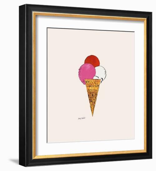 Ice Cream Dessert, c.1959 (Red, Pink and White)-Andy Warhol-Framed Giclee Print