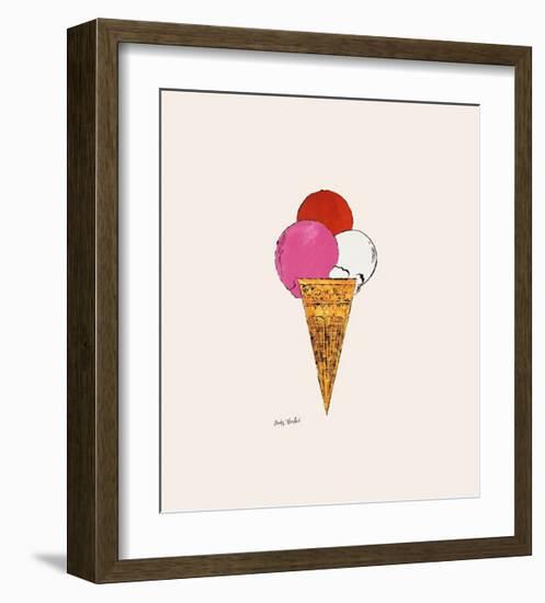 Ice Cream Dessert, c.1959 (Red, Pink and White)-Andy Warhol-Framed Giclee Print