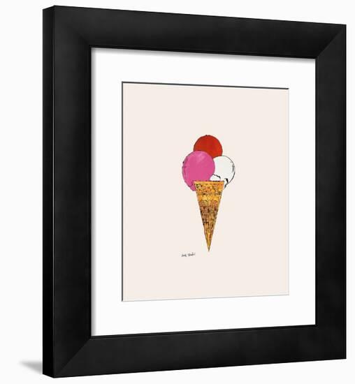 Ice Cream Dessert, c.1959 (Red, Pink and White)-Andy Warhol-Framed Giclee Print