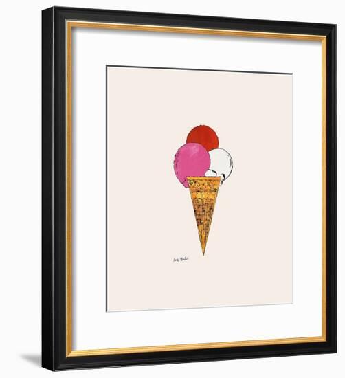 Ice Cream Dessert, c.1959 (Red, Pink and White)-Andy Warhol-Framed Giclee Print