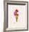 Ice Cream Dessert, c.1959 (Red, Pink and White)-Andy Warhol-Framed Giclee Print