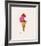 Ice Cream Dessert, c.1959 (Red, Pink and White)-Andy Warhol-Framed Giclee Print