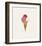 Ice Cream Dessert, c. 1959 (red, pink, and white)-Andy Warhol-Framed Art Print