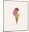 Ice Cream Dessert, c. 1959 (red, pink, and white)-Andy Warhol-Mounted Art Print