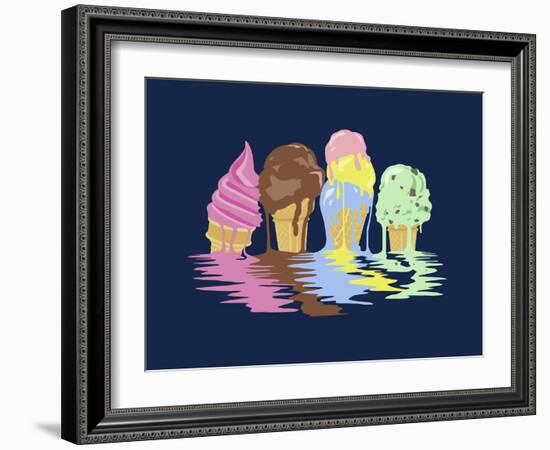 Ice Cream Dreams-Rachel Caldwell-Framed Giclee Print