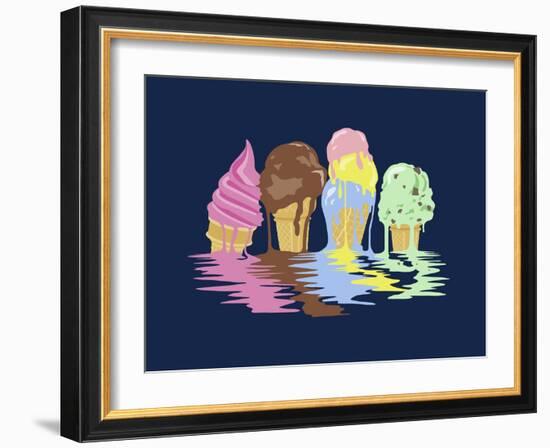 Ice Cream Dreams-Rachel Caldwell-Framed Giclee Print