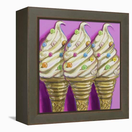 Ice-cream-faces-Howie Green-Framed Premier Image Canvas