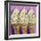 Ice-cream-faces-Howie Green-Framed Giclee Print