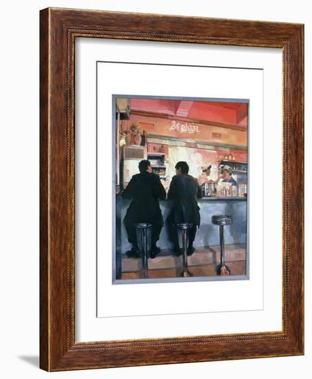 Ice Cream Parlour, New York, 1989-Hector McDonnell-Framed Giclee Print