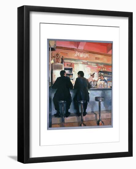 Ice Cream Parlour, New York, 1989-Hector McDonnell-Framed Giclee Print
