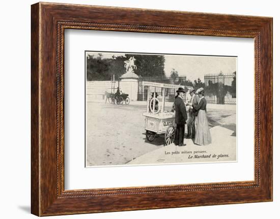 Ice Cream Seller, Paris-null-Framed Photographic Print